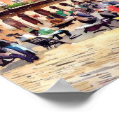 Londen- Covent Garden Piazza, (B), Waterverf Poster (Hoek)