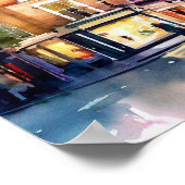 Londen- Covent Garden Piazza, c), Waterverf Poster (Hoek)