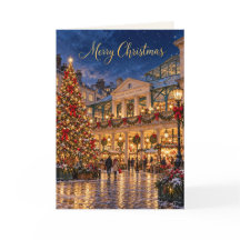 Londen Covent Garden Prettig Kerstfeest Vakantiewe