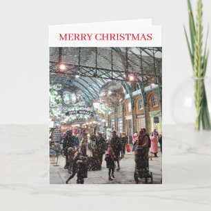 Londen Covent Garden uitzicht kerstkaart Feestdagen Kaart
