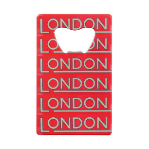 Londen Creditkaart Flessenopener