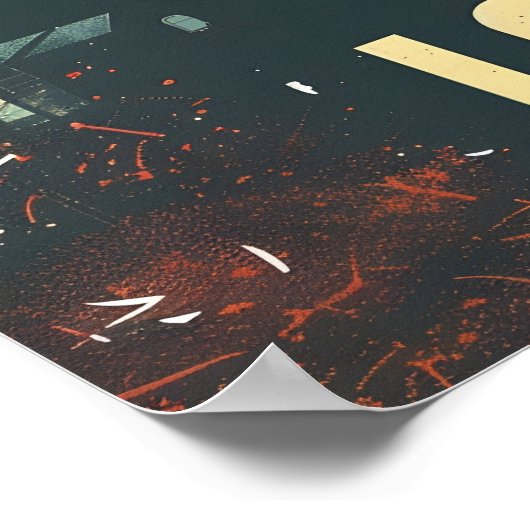 Londen Dark  Art Poster (Hoek)