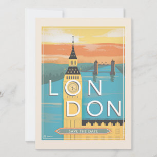 Londen   Datum opslaan - Foto Save The Date