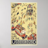  Londen De Lure van het Ondergrondse Poster (Voorkant)