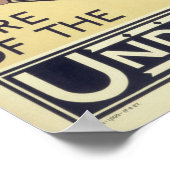  Londen De Lure van het Ondergrondse Poster (Hoek)