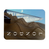 Londen de Shard uitzicht koelkastmagneet Magneet (Horizontaal)