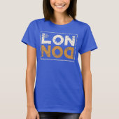 Londen de vierkante mijl t-shirt (Voorkant)