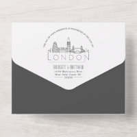 Londen Deco Skyline | Bruiloft