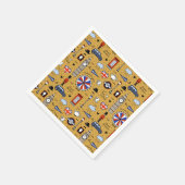 Londen Doodles Servet (Hoek)