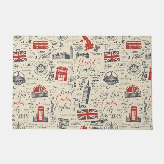  Londen Doormat Deurmat (Voorkant)