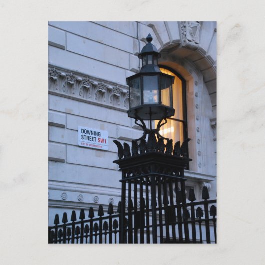 Londen - Downing Street Briefkaart (Voorkant)