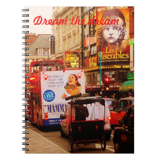 Londen droomdagboek notitieboek (Voorkant)