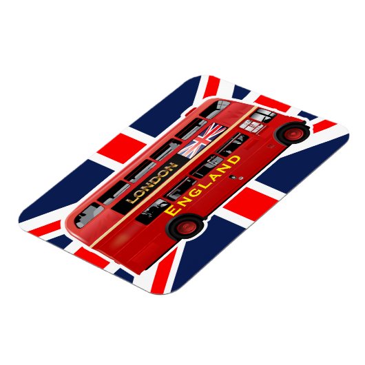  Londen Dubbeldeksbus Magneet (Linkerzijde)