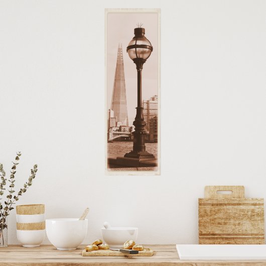 Londen - een kwestie van perspectief poster (Keuken)