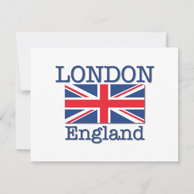 Londen en Union Jack (Voorkant)