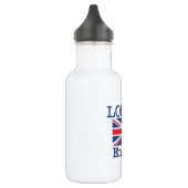 Londen en Union Jack Waterfles (Links)