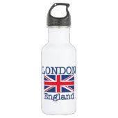 Londen en Union Jack Waterfles (Voorkant)