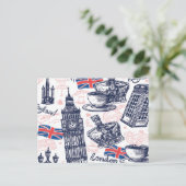 Londen, Engeland Ansichtkaart Briefkaart (Staand voorkant)
