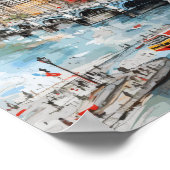 Londen Engeland Beroemde Reisplaats Poster (Hoek)