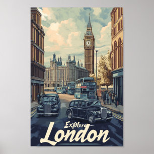 Londen Engeland Beroemde Reisplaats Poster