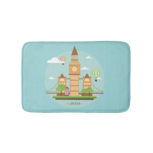 Londen Engeland bezienswaardigheden Bath Mat Aqua