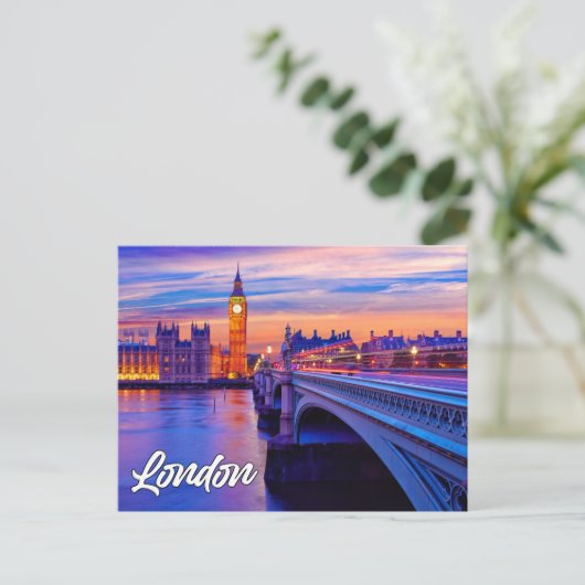 Londen, Engeland | Big Ben Briefkaart (Staand voorkant)