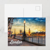 Londen, Engeland | Big Ben Briefkaart (Voorkant / Achterkant)