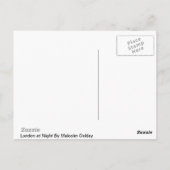 Londen, Engeland bij Night Briefkaart (Achterkant)