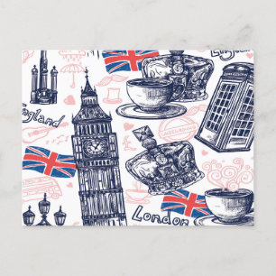 Londen, Engeland Briefkaart