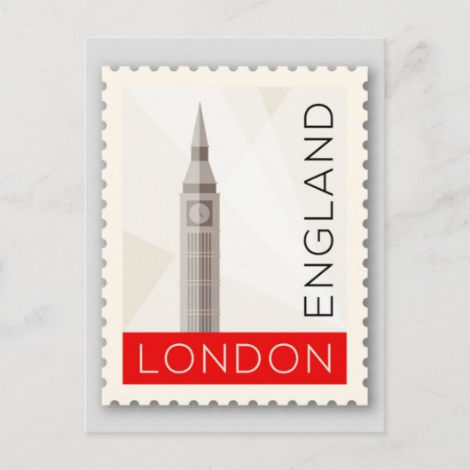 Londen Engeland Briefkaart (Voorkant)