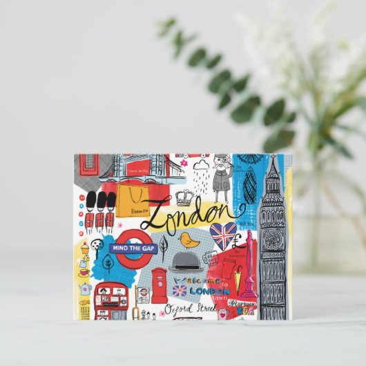 Londen, Engeland Briefkaart (Staand voorkant)