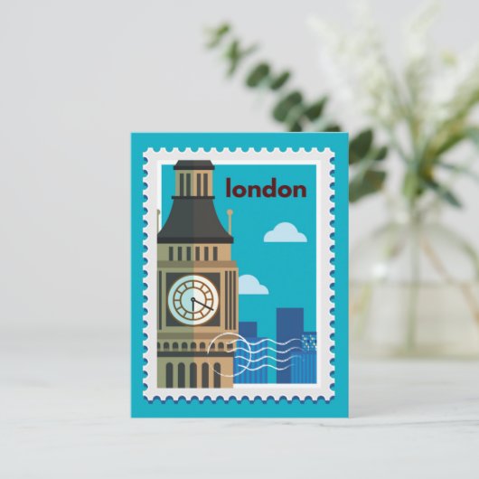 Londen Engeland Briefkaart (Staand voorkant)