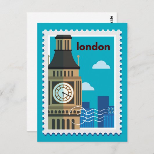 Londen Engeland Briefkaart (Voorkant / Achterkant)