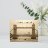 Londen, Engeland briefkaart (Staand voorkant)