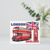 Londen Engeland Briefkaart (Staand voorkant)