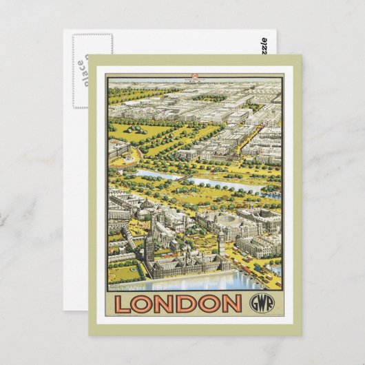 Londen Engeland Briefkaart (Voorkant / Achterkant)