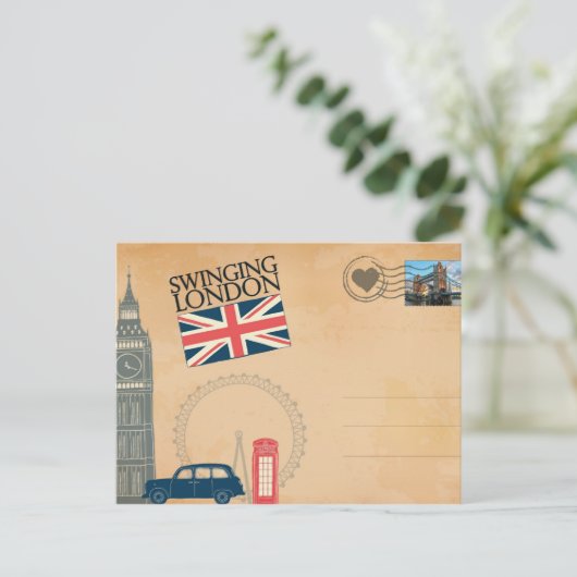 Londen, Engeland Briefkaart (Staand voorkant)