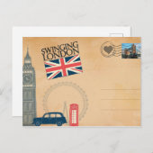 Londen, Engeland Briefkaart (Voorkant / Achterkant)