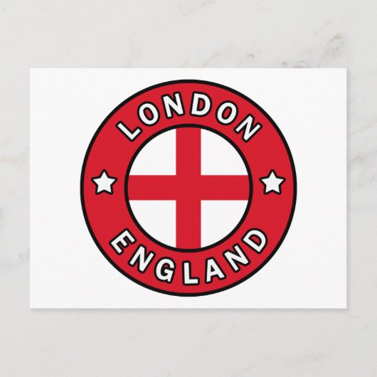Londen Engeland Briefkaart (Voorkant)