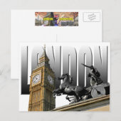 Londen - Engeland Briefkaart (Voorkant / Achterkant)