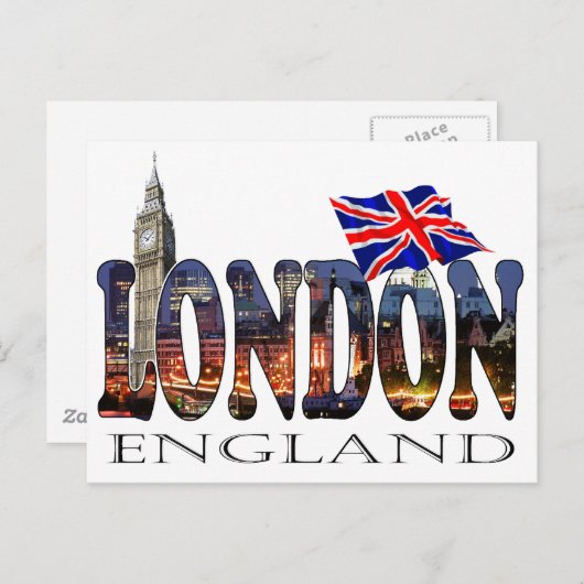 Londen Engeland Briefkaart (Voorkant / Achterkant)