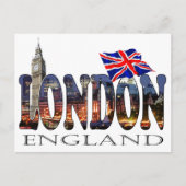 Londen Engeland Briefkaart (Voorkant)