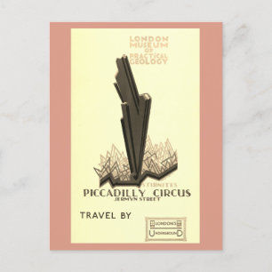 Londen Engeland British Museum Travel Briefkaart