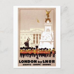 Londen Engeland British Tourism Travel Briefkaart