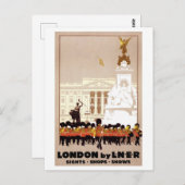  Londen Engeland British Tourism Travel Briefkaart (Voorkant / Achterkant)