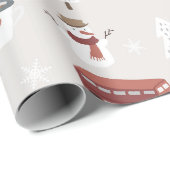 Londen Engeland Brits kerstinpakpapier Cadeaupapier (Rol Hoek)