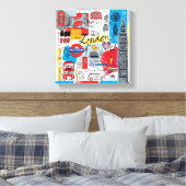 Londen, Engeland Canvas Afdruk (Insitu (Slaapkamer))