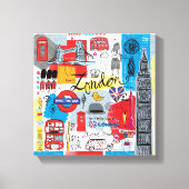 Londen, Engeland Canvas Afdruk (Voorkant)