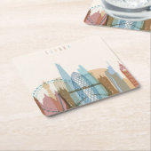 Londen, Engeland | City Skyline Kartonnen Onderzetters (Schuin)