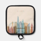 Londen, Engeland | City Skyline Pannenlap (Voorkant)